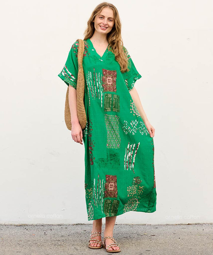 Mira - Robe caftan avec poches pour un usage quotidien
