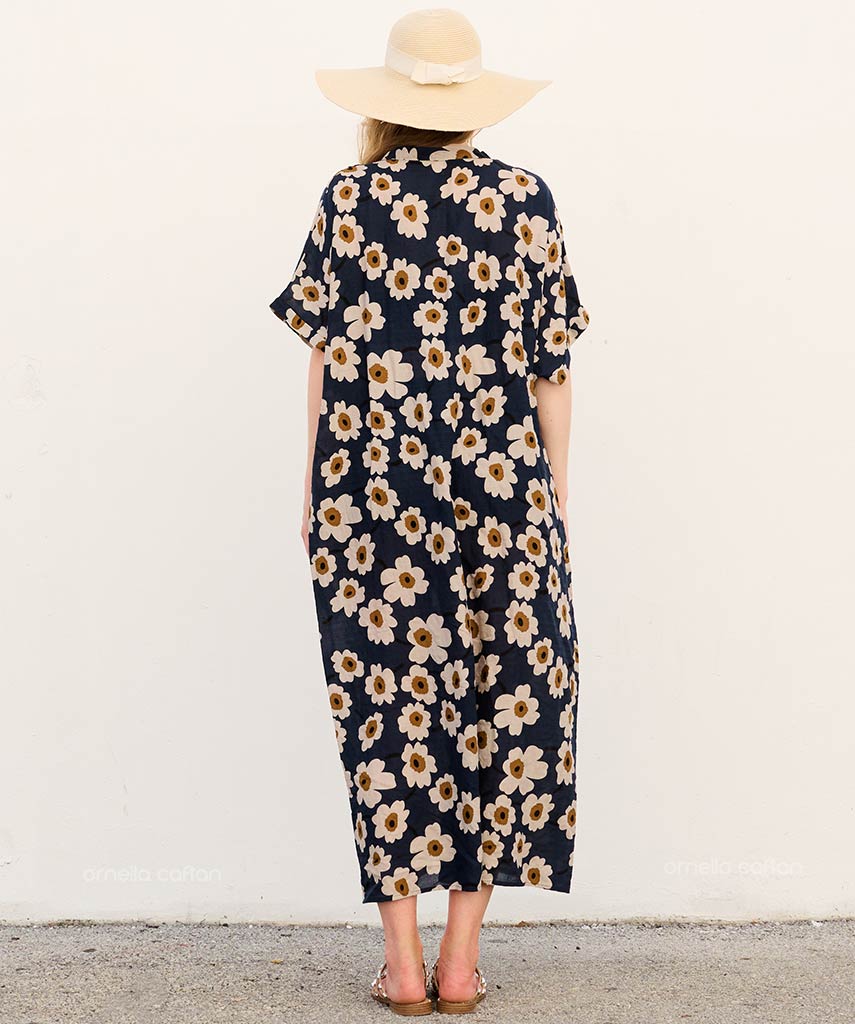 Kira - Robe caftan avec poches pour un usage quotidien