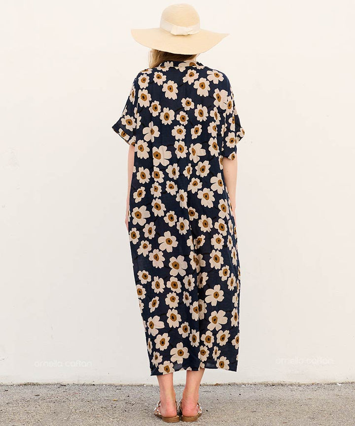 Kira - Robe caftan avec poches pour un usage quotidien