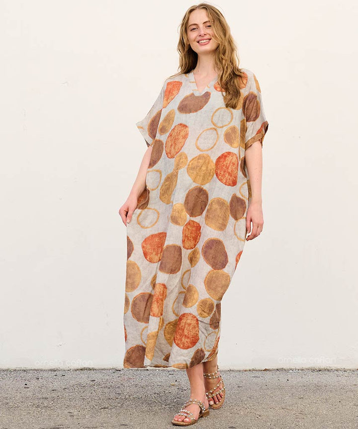 Nola - Robe caftan avec poches pour un usage quotidien
