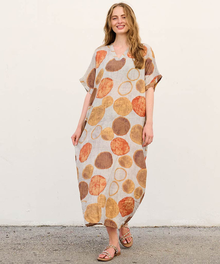 Nola - Robe caftan avec poches pour un usage quotidien