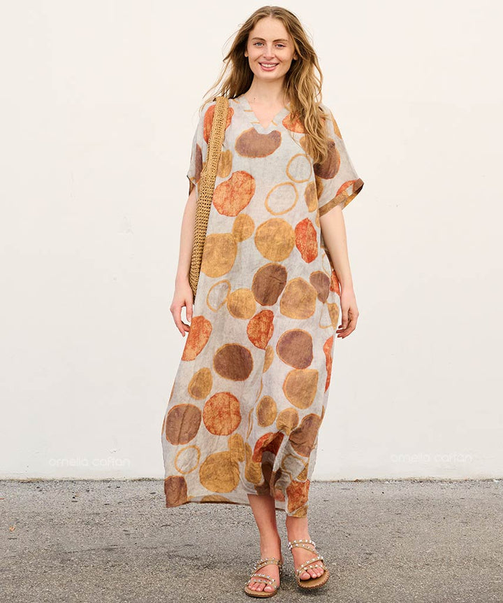 Nola - Robe caftan avec poches pour un usage quotidien