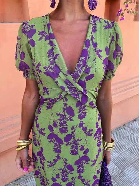 Katarzyna™ - Robe d'été colorée