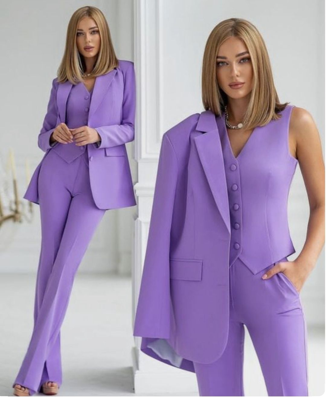 Veste "Safira" (Veste + Pantalon + Gilet)
