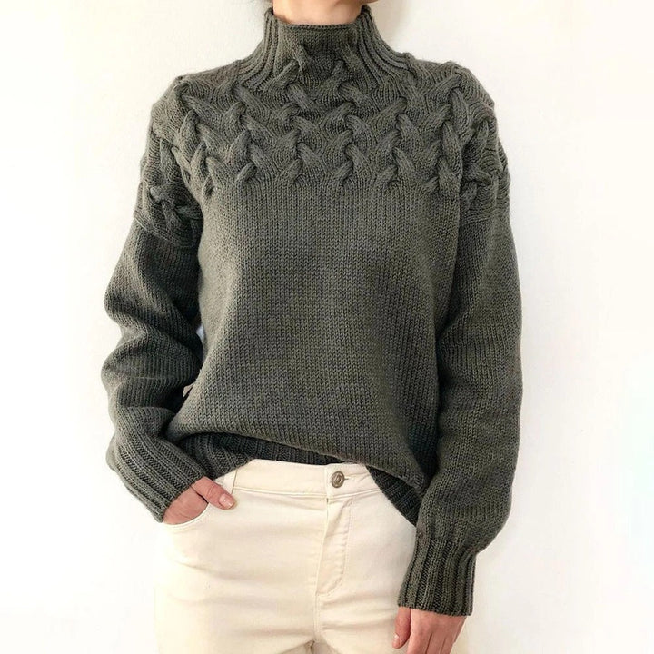 Judyta – Pull col roulé doux