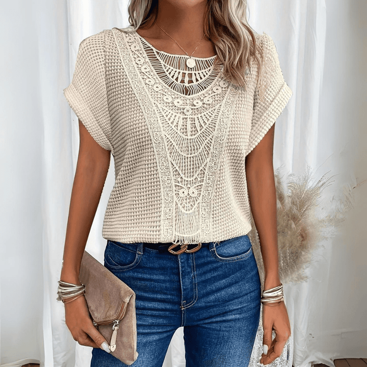 Świętosława – Blouse élégante de style Ibiza