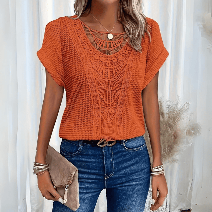 Świętosława – Blouse élégante de style Ibiza