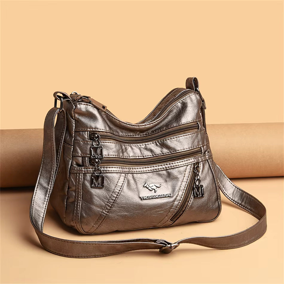 Halina - Sac bandoulière multipoches