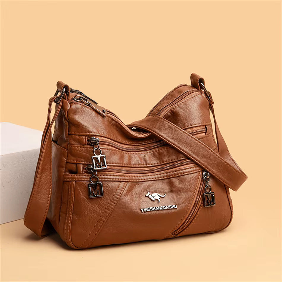 Halina - Sac bandoulière multipoches