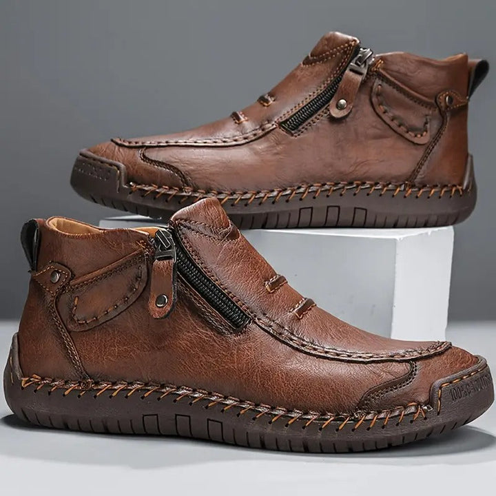 Ziemowit – Chaussures orthopédiques ergonomiques avec fermeture éclair latérale
