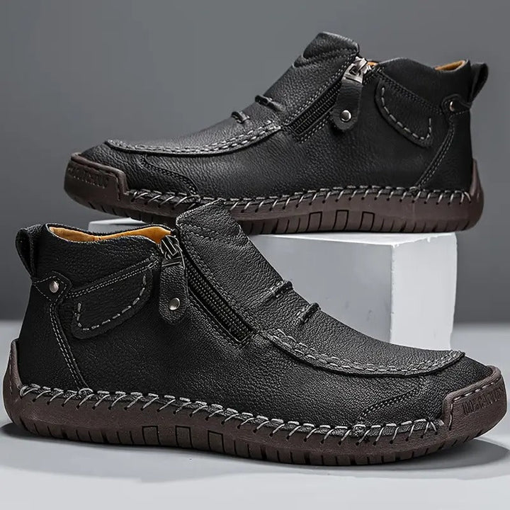 Franciszek – Chaussures orthopédiques en cuir pour hommes