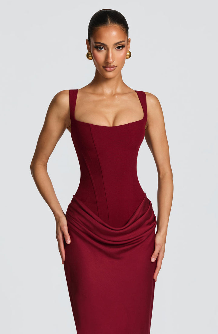 ÉLÉNA™ | ROBE MAXI EN FORME DE SABLIER