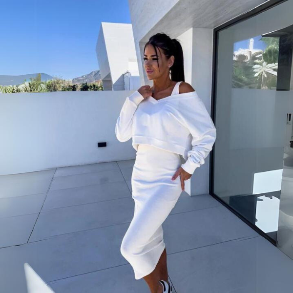 Andrine - Ensemble sweat et robe casual