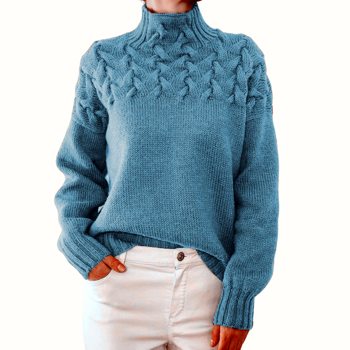 Judyta – Pull col roulé doux