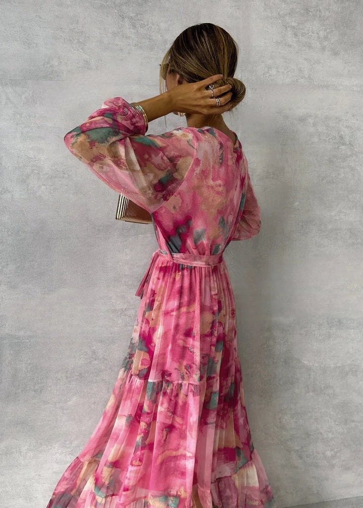 Noisette™ | Robe portefeuille fleurie
