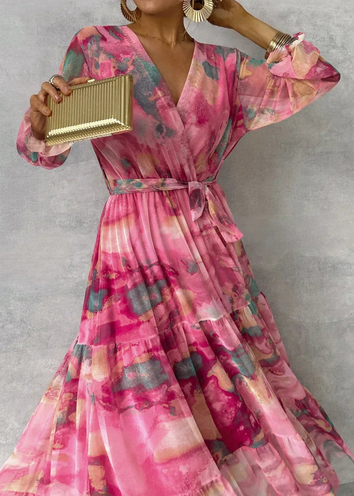 Noisette™ | Robe portefeuille fleurie