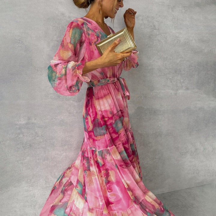 Lieke™ - Robe portefeuille à motif floral