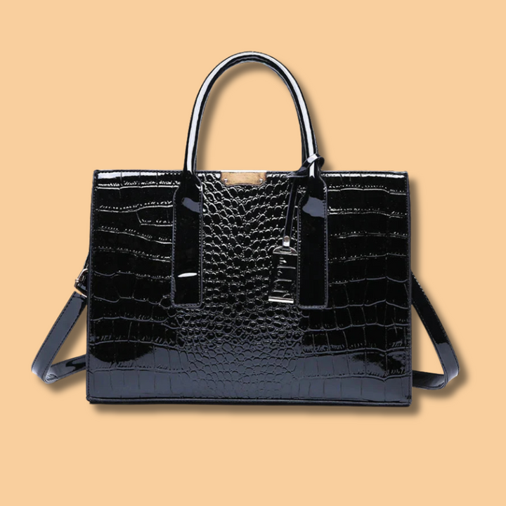Paulina - Sac en cuir crocodile New York