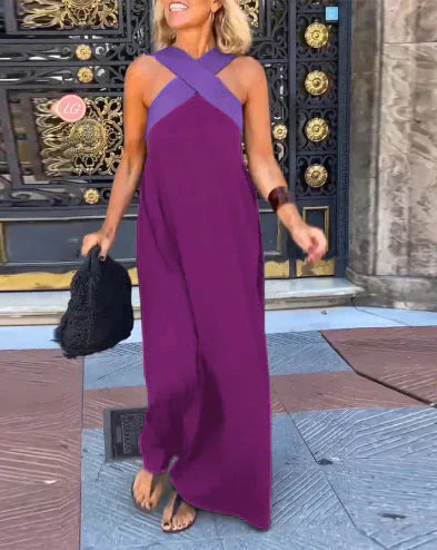 Calistée | Robe Longue Élégance Croisée