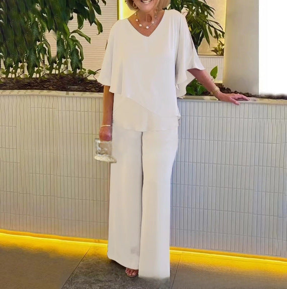 Marthe | Ensemble élégant avec pieds larges.