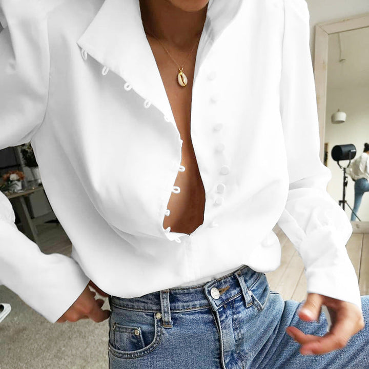 Eloria – Blouse élégante avec boutons