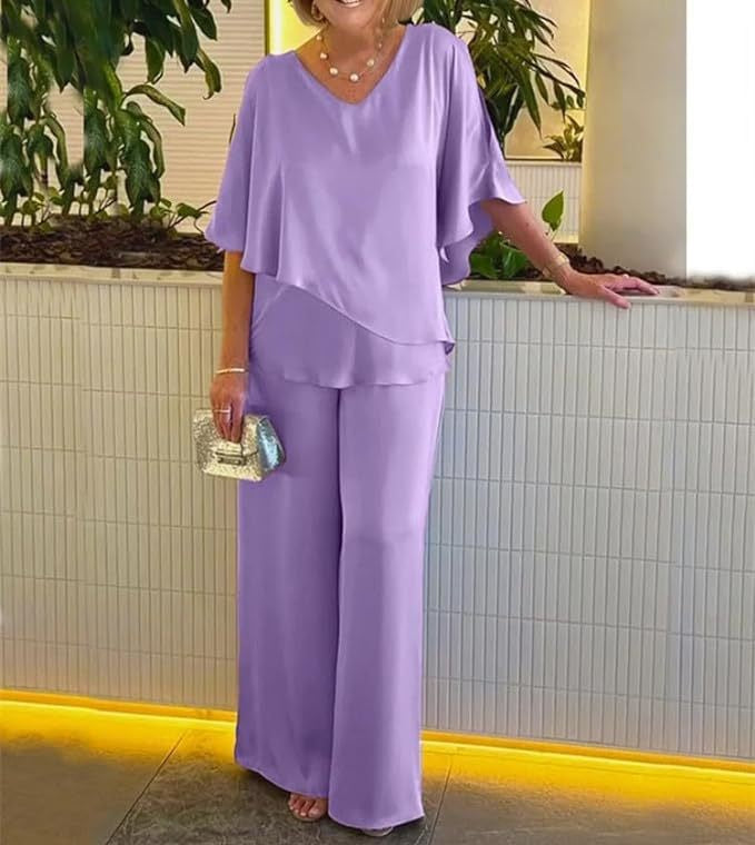 Marthe | Ensemble élégant avec pieds larges.