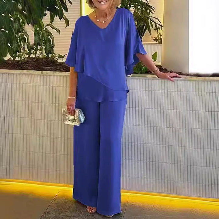 Marthe | Ensemble élégant avec pieds larges.