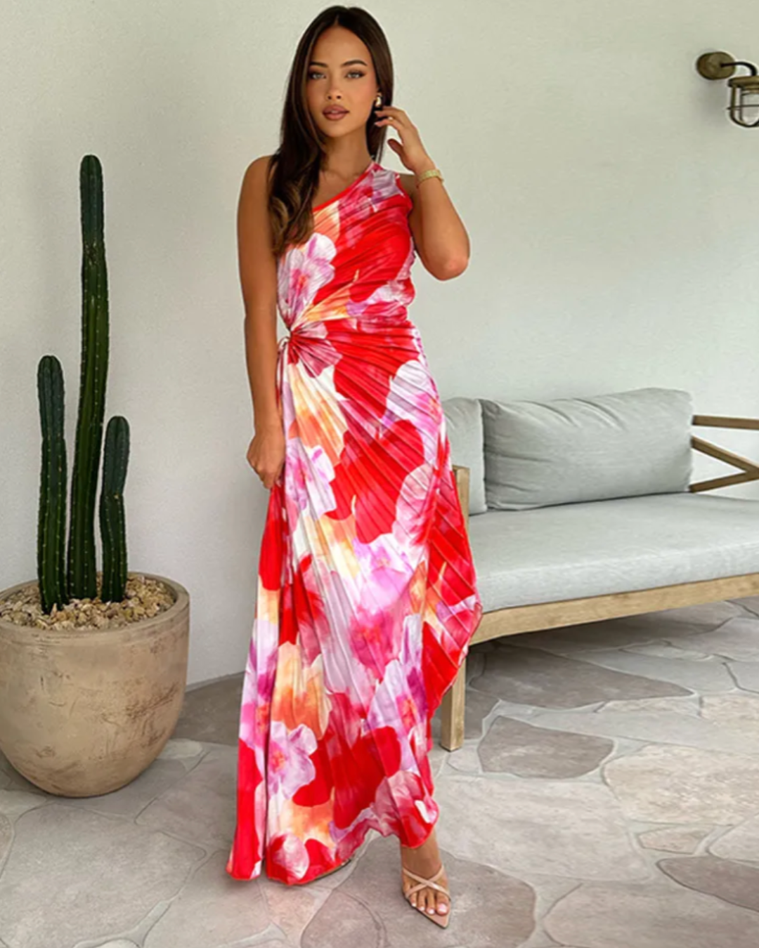 Adéline™ | Robe de soirée vibrante de style tropical