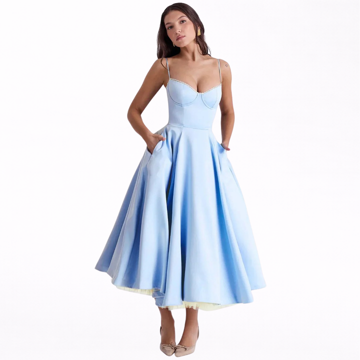 Arielle | Robe mi-longue luxueuse