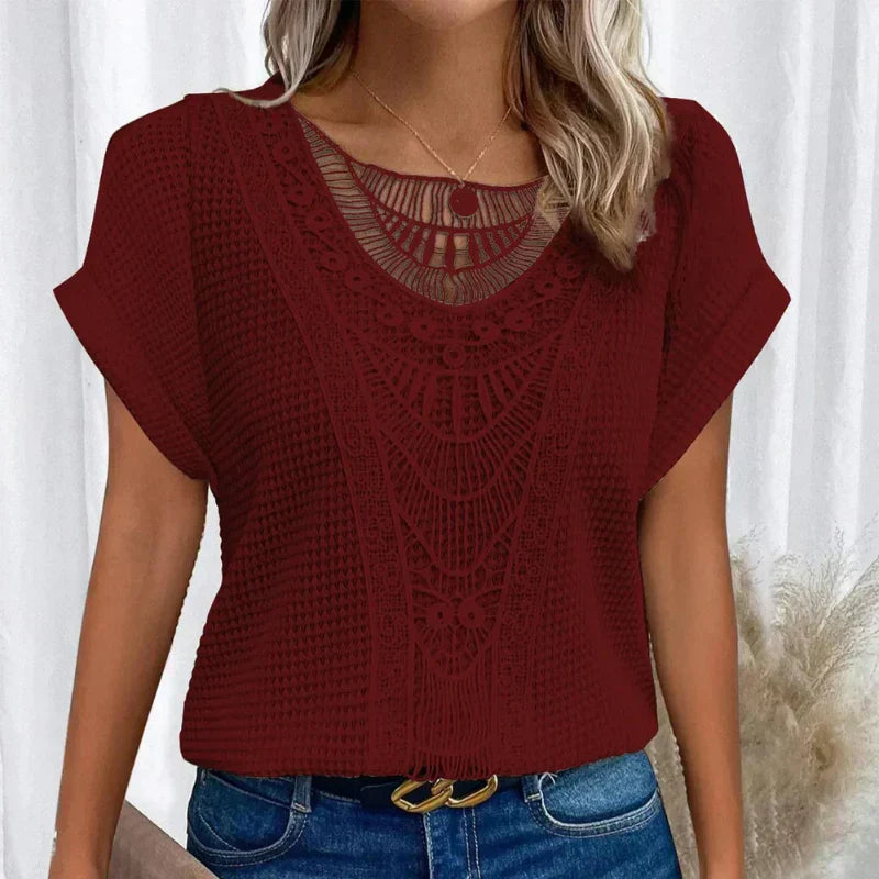 Świętosława – Blouse élégante de style Ibiza