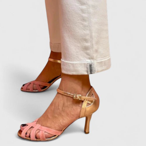 Rosélia | Talons Croisés Satinés