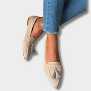 Elena | Mocassins Pompons Élégance Douce