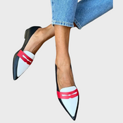 Mirella | Mocassins Pointus Colorblock