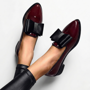 Léonie | Mocassins Vernis Nœud