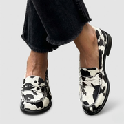 Savanna | Mocassins Imprimé Vache Chic