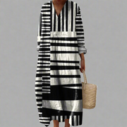 Isaline | Robe Graphique Moderne