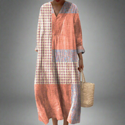 Faustine | Robe Graphique Pastel