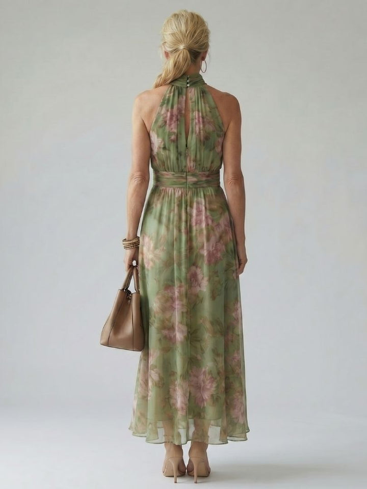 Mireille | Robe Midi Halter