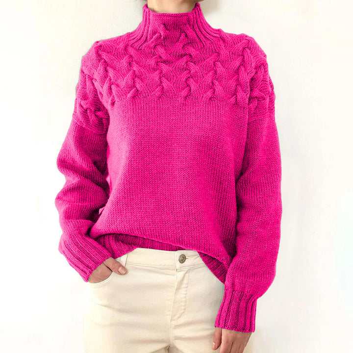 Judyta – Pull col roulé doux
