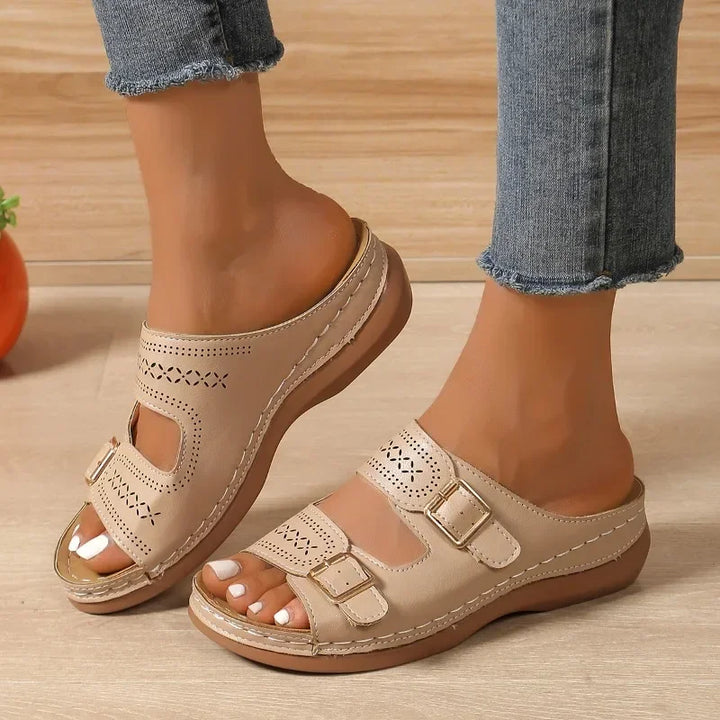 Laurine | Mules Orthopédiques Ajustables