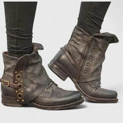 Éléna | Bottines Vintage Rivetées