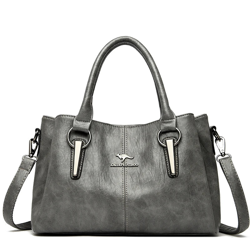 Lena - Sac bandoulière en cuir souple