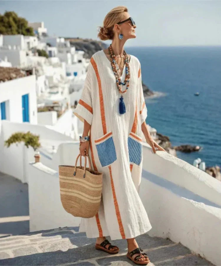 Kathleen | Robe longue d'été élégante avec une coupe ample