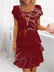 Valessia | Robe Élégante Rubis