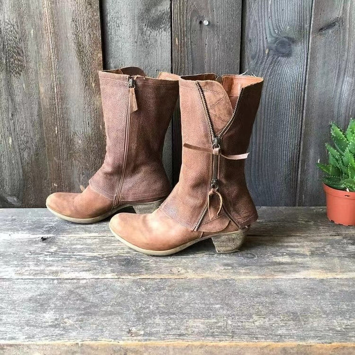 Felina – Bottines en cuir style western