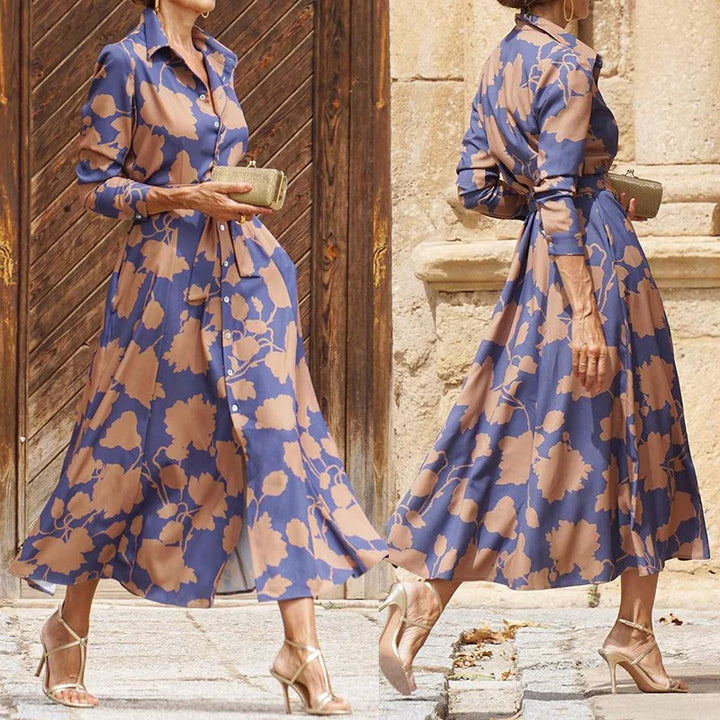 Lynn™ - Robe élégante à col en V pour femme
