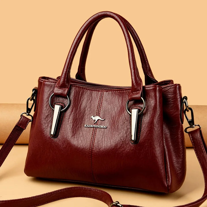 Lena - Sac bandoulière en cuir souple