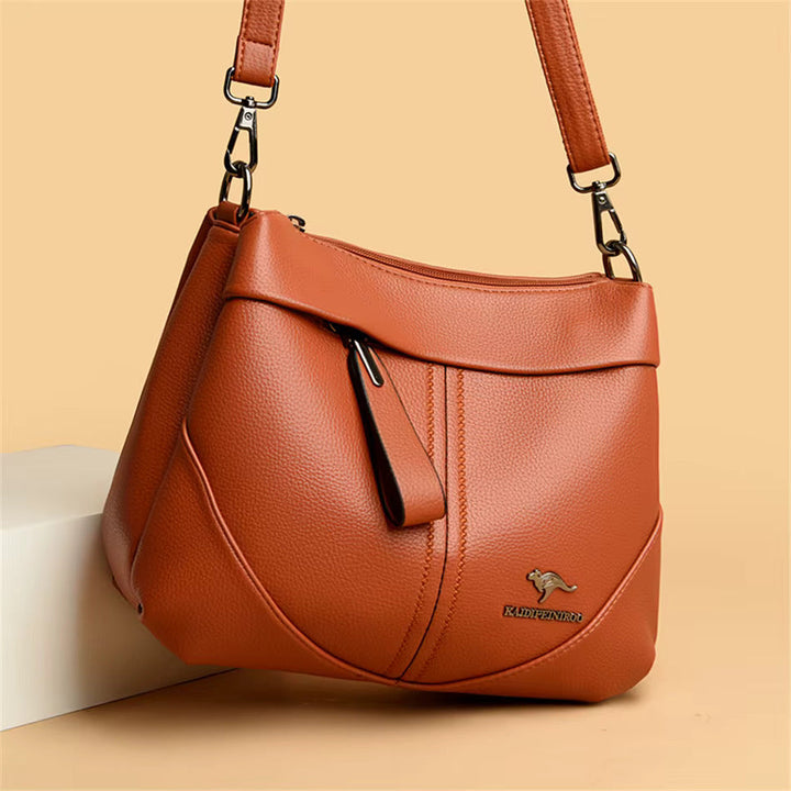 Aneta - Sac de courrier en cuir souple