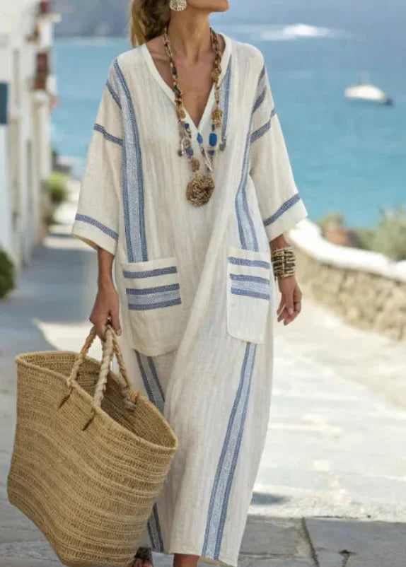 Kathleen | Robe longue d'été élégante avec une coupe ample