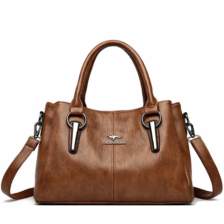 Lena - Sac bandoulière en cuir souple